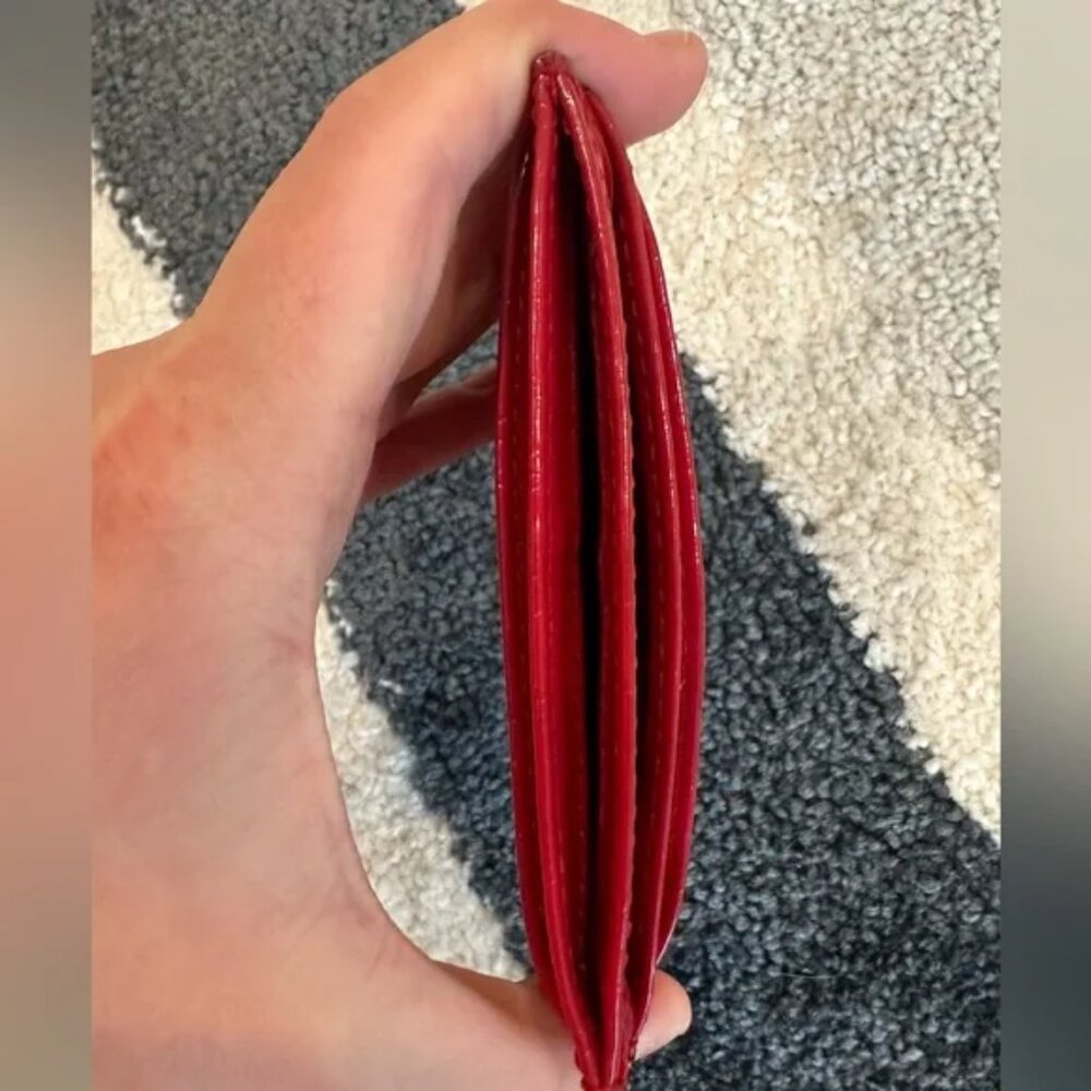 NEW♥️AUTHENTIC Coach Red Card Holder♥️ - Picture 5 of 5